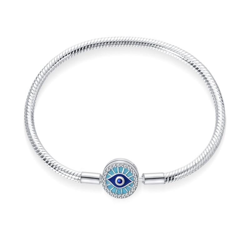 Armband Silber 925 Original 17-20CM Stern Mond Sonne Schmetterling Zirkon Feine Armbänder Passend für DIY Charms Geburtstags Schmuck Souvenir Geschenk