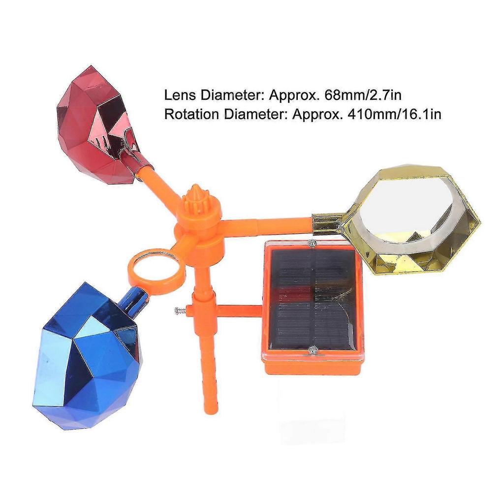 Sound Light Bird Repeller 360 Degree Light Reflection Large Volume Solar Sound Alarm Bird Deterrent Device