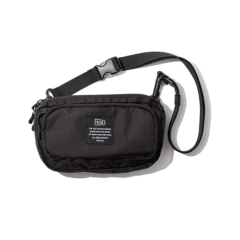 KiU 300D Front Pocket Mini Shoulder Bag - Water-repellent, Waterproof, Body Bag, Outdoor, Festival, Casual, Cute, Stylish, Men's, Women's, Unisex,