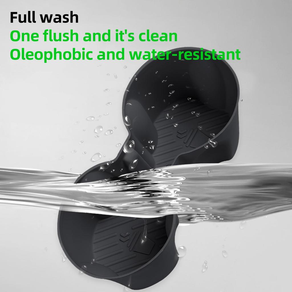 FDAIUN Car Cup Holder Coaster Mat Silicone Pad Fits Tesla Model Y Juniper Tesla Model 3 2025 Rubber Mat Vibration Reduction Silica Gel Custom Interior