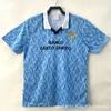 Retro Vintage Football Jersey Mens Short Sleeve Soccer Shirt Bayern Munich AC Milan Lazio Man City Manchester United Brazil