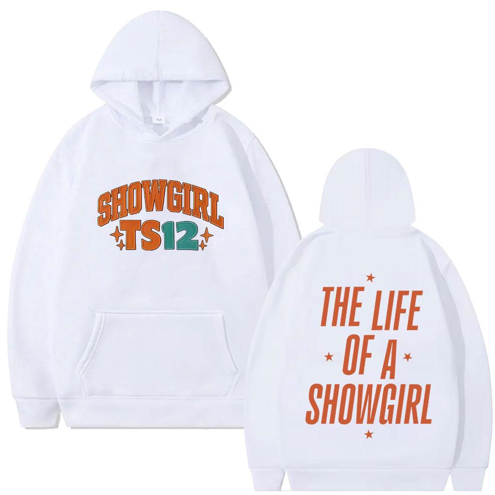 Limited The Life of A Showgirl Album Hoodie Men's Women's Fashion Pop Music Streetwear Unisex Vintage Casual Hoodies