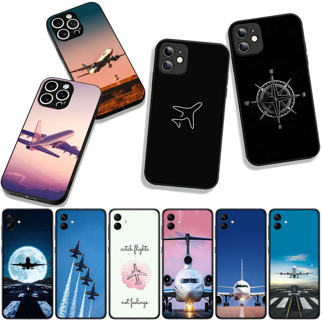 Aircraft Airplane Plane Fly Travel Cover Case for Xiaomi Poco F7 F6 F8 Ultra F5 X7 X6 X5 X3 NFC M7 M6 Pro C85 C75 C65 C71 C61