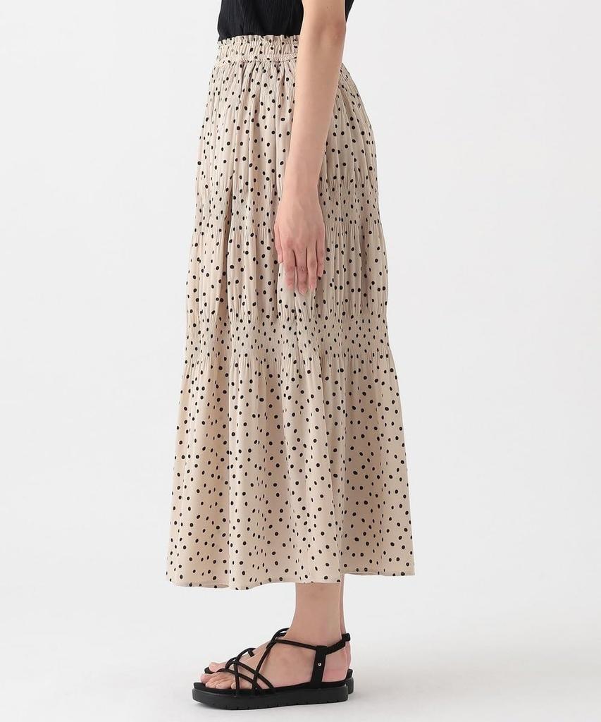 Afternoon Tea Living Spódnica JE58 Kropki Majolika Spódnica plisowana, Beżowy
