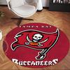 Tampa Bay Buccaneers (1) Round Office Rug Decorative Floor Rug for Office Bedroom Living Room and Home Space