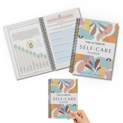 Selbstpflege-Tagebuch, Notizbuch, A5, täglicher Reflexionsplaner, psychische Gesundheit, persönliche Entwicklung, Stimmung