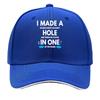 Funny I Made a Hole in One Golf  Vintage Adjustable Dad Hat Suitable for Golf Course Outfits  Ca Sandwich Baseball Cap