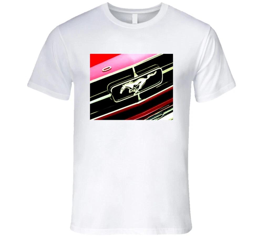 1965 Mustang Grill Pony Premium Fastback Gift T Shirt S