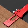 Slide Stop Carpentry Marking Ruler High-Precision T-Type Scribing Ruler  Metal Working