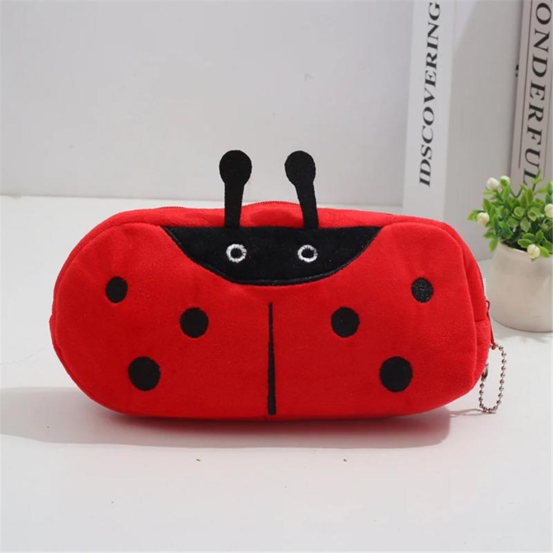 

Милый плюшевый пенал, креативный мультяшный пенал, пенал с фруктами, детский пенал, студенческие канцелярские товары, маленькая сумка для хранения