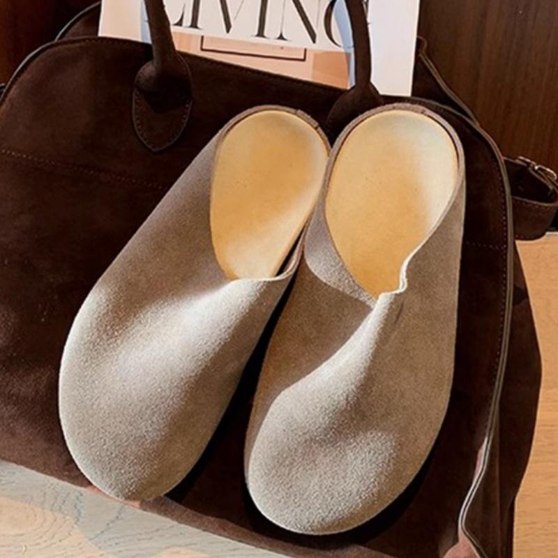 Fashion Classic Cork Clogs Slippers Women Soft Footbed Suede Sandals With Arch Support Trendy Beach Slides Home Outdoor Slippers Mules