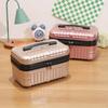 16-Inch Women's Lightweight Carry-On Suitcase & Makeup Bag with Lock