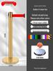 Retractable Queue Barrier Post with Belt