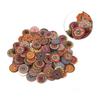 100 PCS Mixed Pattern Vintage Wood Buttons with 2 Holes for   Sewing Craft Decorative 25mm Wooden Buttons Decorative Buttons Colo 100 PCS Mixed Patt