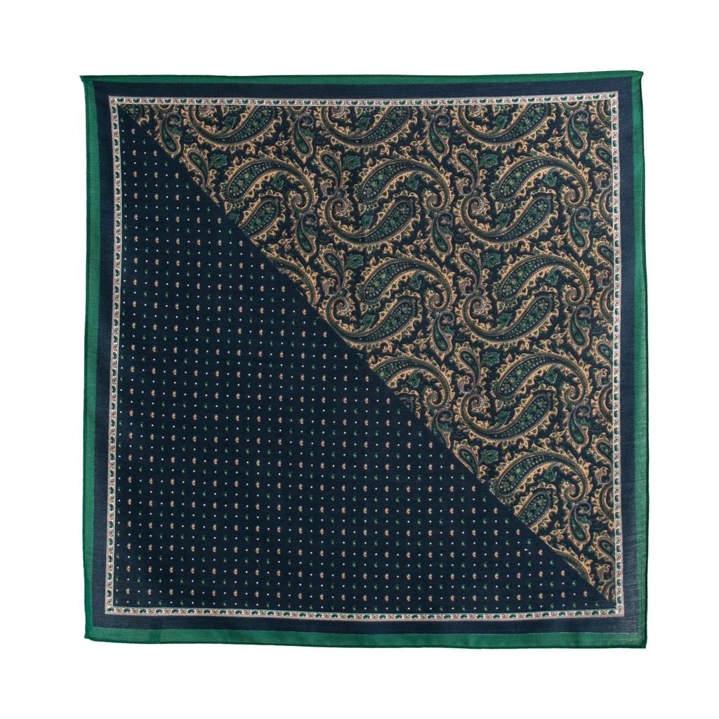 French retro leopard print silk scarf neck scarf simulation silk foreign style versatile temperament square scarf female live broadcast