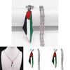 Stainless Steel Fashionable Map Pendant Necklace For Cross-border E-commerce