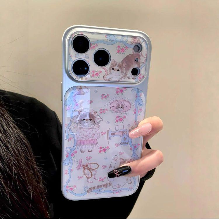 

Tailor Cat Phone Case - Compatible with iPhone 15, 16 Pro, 16 Pro Electric, and 17 Pro Max iPhone 17 Pro