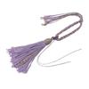 Tibetan Handwoven Cotton Tassel Keychain & Car Pendant with Four-Strand Braid