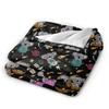 Cute Space Koalas Throw Blanket Lightweight Warm Flannel Fleece Blankets Cozy Soft Air Conditioning Blanket for Sofa Couch Bed