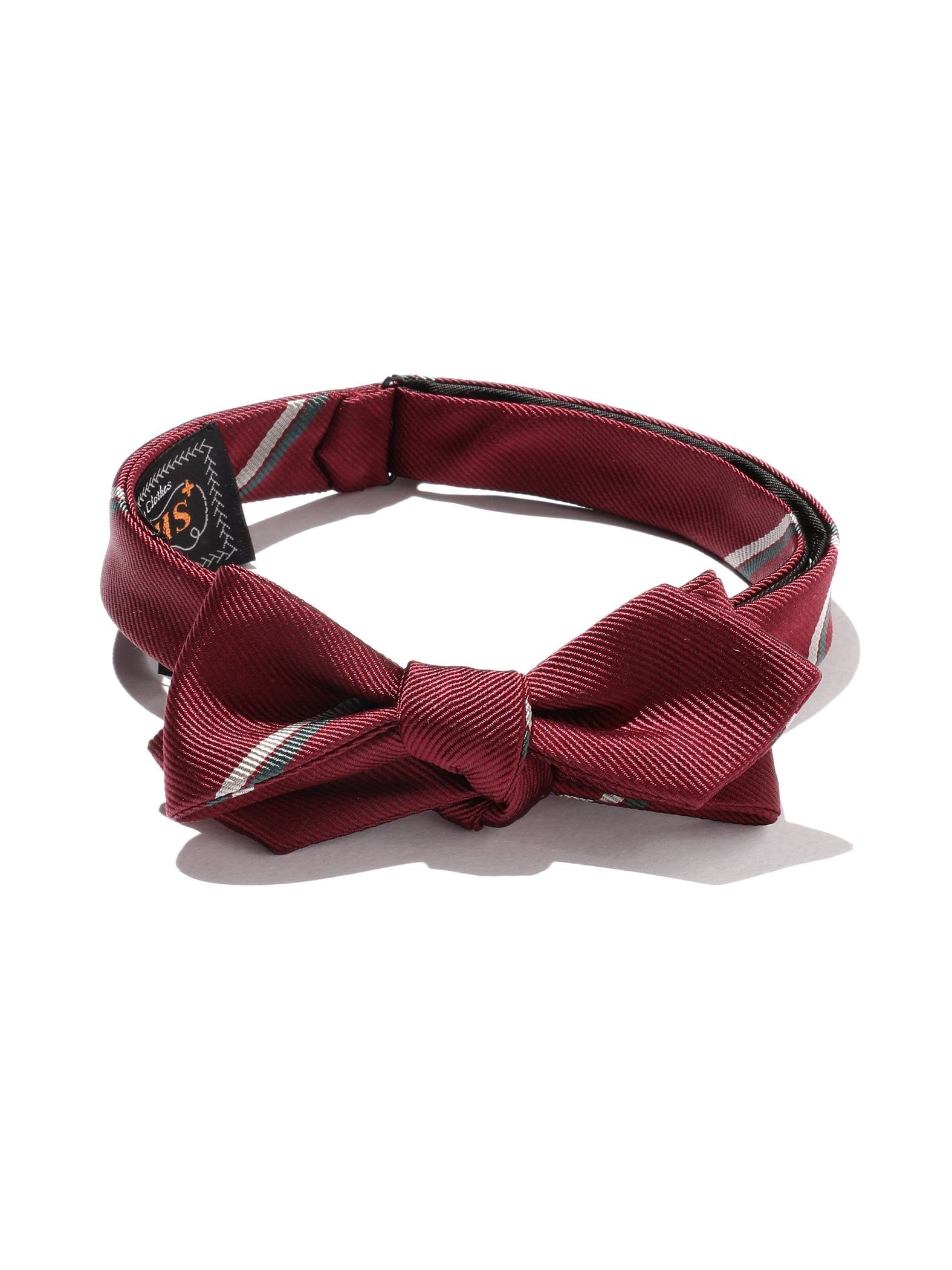 

Beams Plus Шелковый широкий репсовый галстук-бабочка винный 38440090107 Мужской галстук, Бесплатный, винный