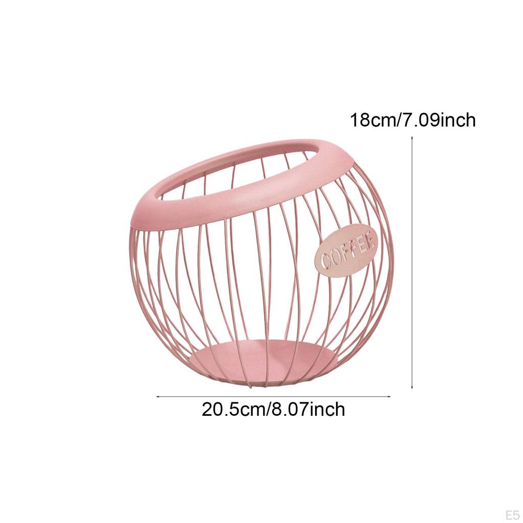 Coffee Capsule Holder, Espresso Organizer, Practical Storage Basket with Large Capacity for