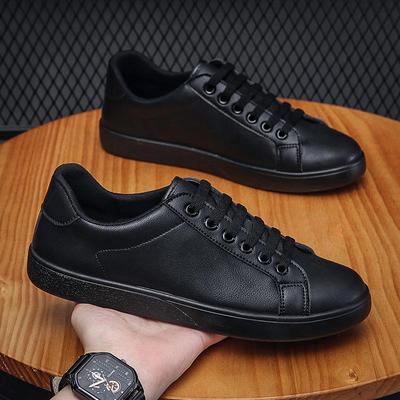 Skateboarding White Shoes Male Summer Running Sneakers Thick Sole Men's Sports Shoes Male Footwear