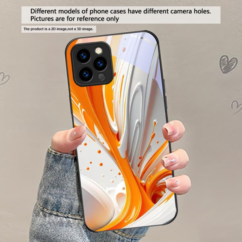 Animal Footprint Stone For iPhone 17 Air 16 E 15 Plus 14 Pro Max 13 12 mini 11 5 6 7 8 Plus XR XS Max SE Black Glass Phone Case
