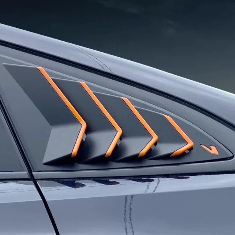 Rear Window Triangle Shutters Cover Trim for Changan UNI-V   2024 IDD Rear Side Louver Trim Exterior Styling Accessories
