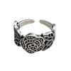 DIMANAF Women Jewelry Steel Ring Elegnat Vintage Lady Rings