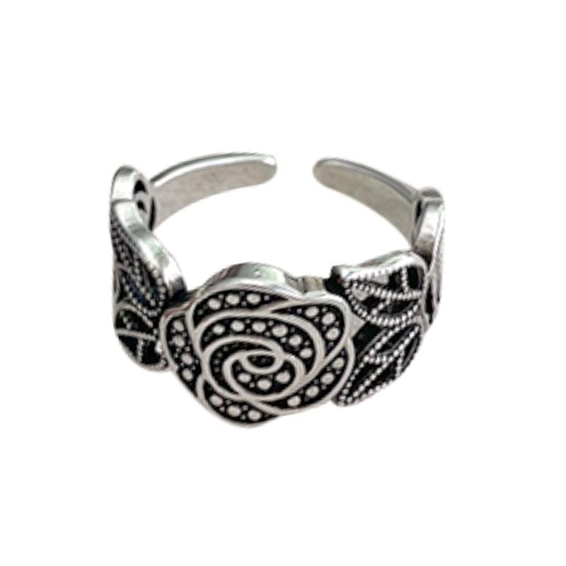 DIMANAF Women Jewelry Steel Ring Elegnat Vintage Lady Rings