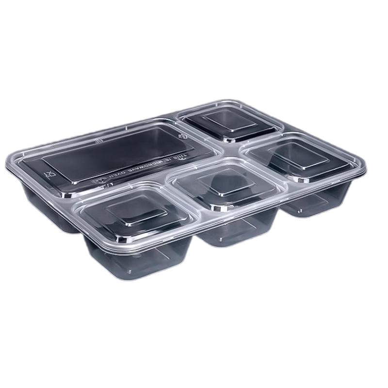 Jingruixiang Disposable 5-Compartment Meal Box