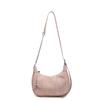 Fashion New High-end Korean Version Niche Design Messenger Bag Women's Casual Versatile Commuter Solid Color Chain Shoulder Bag