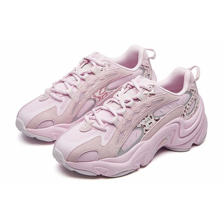 FILA PANTERA Mesh, Textile, Synthetic Leather Low top Casual Shoes Women's Snow Lilac F12W111117FLS