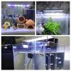 Lampe d'aquarium LEDGLE 10 W compatible avec les aquariums 56 LED bleues 46 LED pour poissons, plantes aquatiques, poissons d'ornement, élevage