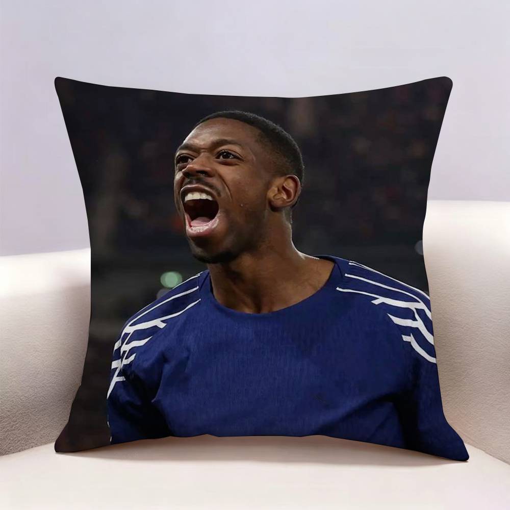 Ousmane D-Dembele Football Double-sided print Pillow Case Pattern Printed Pillowcase For Living Room Sofa Cushion Cover