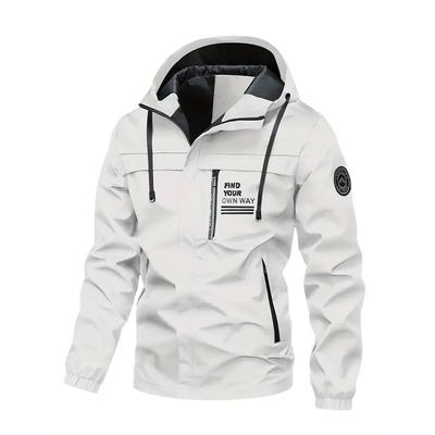 Mittellange Freizeitjacke Parka Mantel Kapuzenjacke Herren Neu Wasserdicht Outdoor Herrenbekleidung