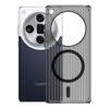 Applicable To OPPO FindX9Pro Mobile Phone Case Corrugated Grating Magnetic Suction Reno14Pro Ice Mist Anti-drop Protective Case