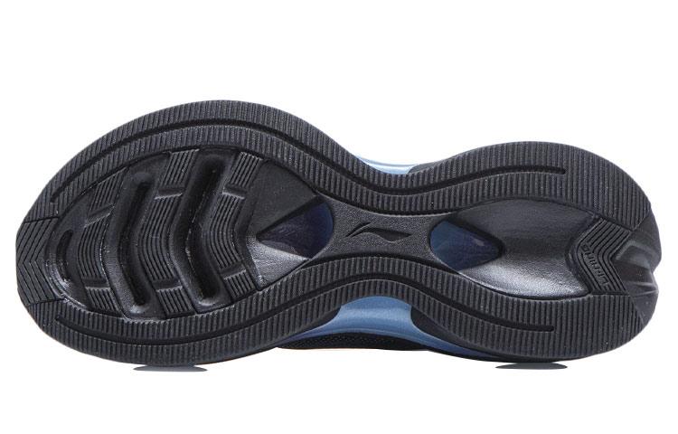 Li Ning WuShi 5S 1.0 5S Low Top Running Shoes Women's Black Blue Mono Yarn, Trendy And Versatile, Casual ARHR212-5