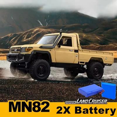 MN82 1:1:12 Retro 4WD RC Pick-up Truck mit LED-Leuchten Professionelles Fernsteuerungsmodell