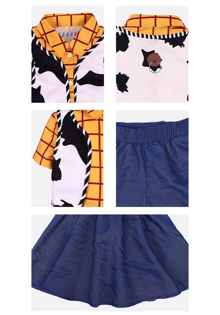 Toy Story Buzz Lightyear & Woody Cosplay Halloween Costume