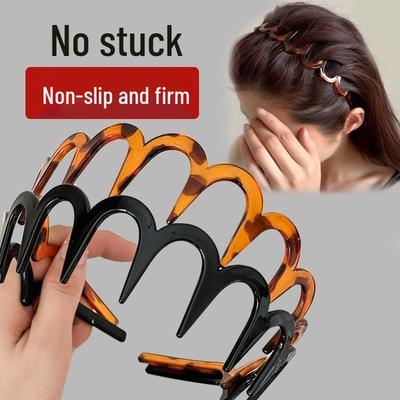 Fascia Ondulata di Alta Gamma a Doppio Uso per Styling Versatile e Lavaggio del Viso