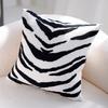 Simple Blue Sofa Pillowcase Cojines 45X45 Decoration Living Room Throw Pillow Cover Jacquard Embroidery Headboard Cushion Covers