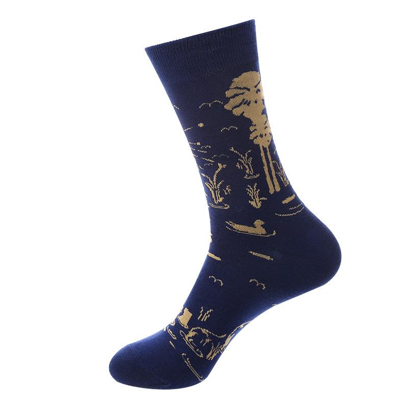 Cartoon Fruit Animal Cake Flower Mixed Colors, Pure Cotton, INS Fashion Brand, Net Red, Casual Fashion Socks for Men and Women