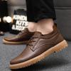 Pánské kožené ležérní boty Klasické společenské boty Pohodlné baleríny Šněrovací boty Oxford pro muže Měkké boty na řízení Mokasíny