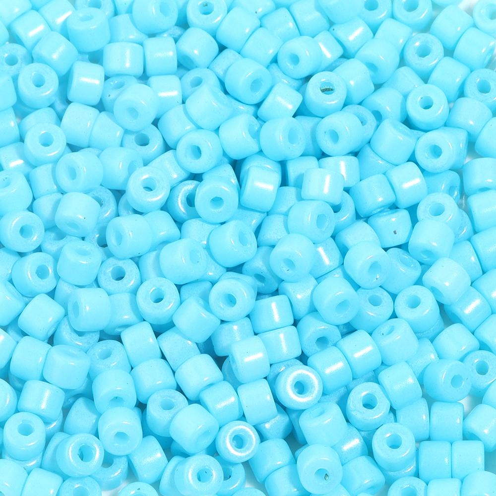 Multicolor 6mm Czech Glass Beads Cylindrical Loose Seed Rice Bead for Jewelry Making Bracelet Necklace Beading Supplies