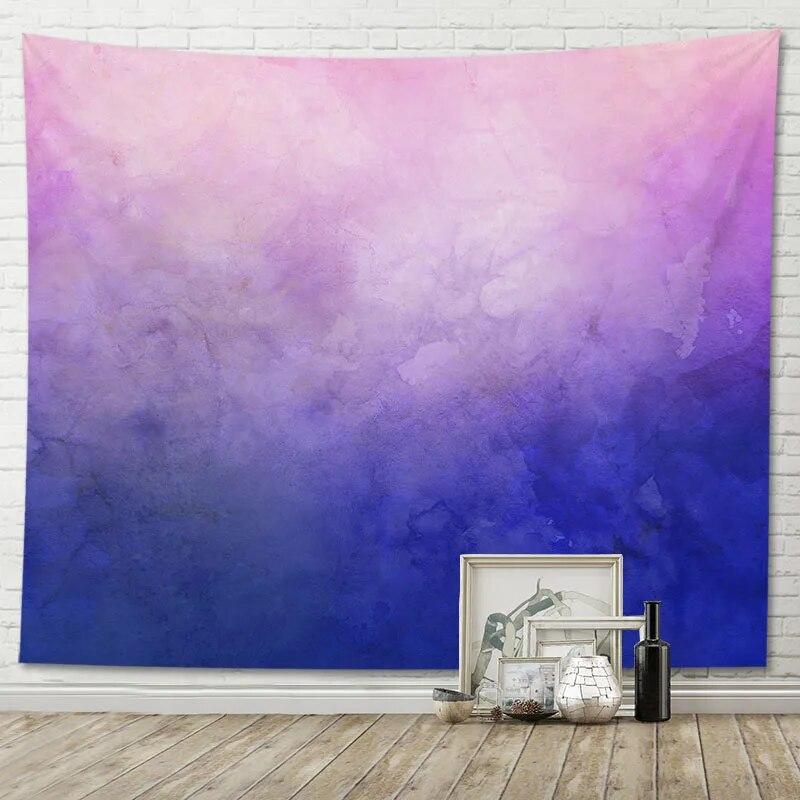Tapestry Gradient Watercolor Background Home Living Room Decoration Hanging Cloth