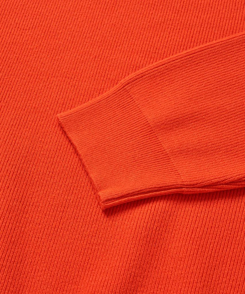 CUZNELLO Soft Saddle Crewneck Knit_Grapefruit