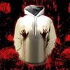 Spring And Autumn Fashion Men's Hoodie Horror Bloody Cosplay 3D Print Hoodies Street Casual Boy Sweatshirt Men's Oversized Top Clothing