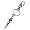 Artemis Classic Cross Sword Keychain, Men's Key Ring, ACK0048, Men's and Women's Brand Jewelry, Keychain, Key Case, Stainless Steel Accessory