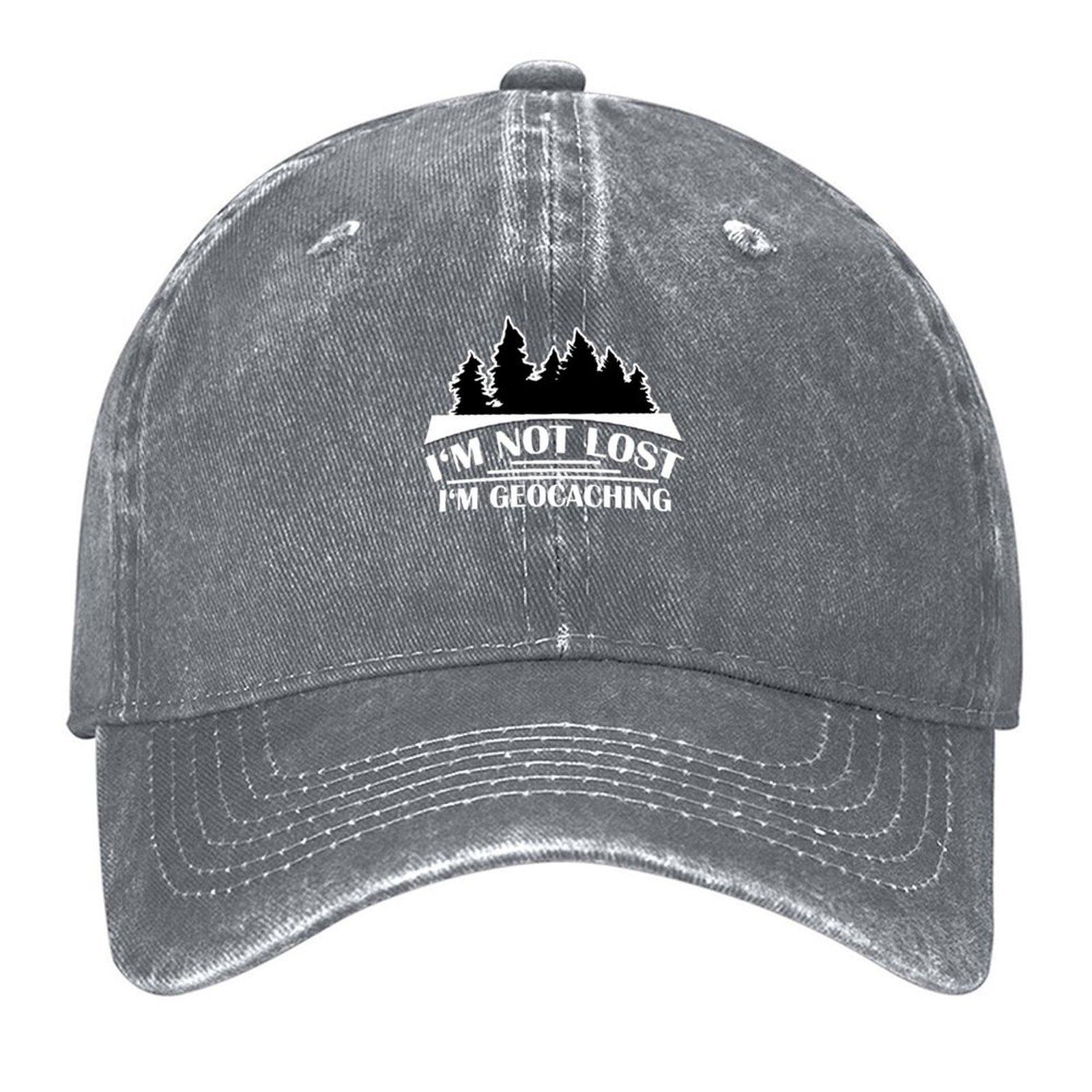 2026 Я не заблудился, я занимаюсь геокэшингом | Бейсболка для геокэшинга Дизайнерская шляпа Рыболовная шляпа Мужская большого размера Шляпа Рождество Для мужчин Женщин